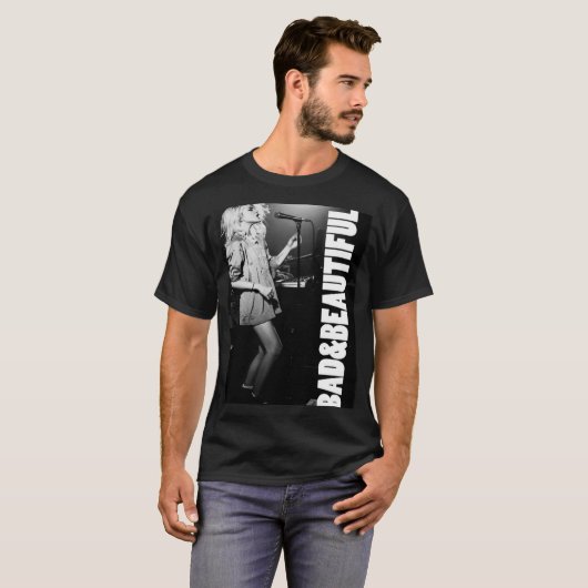 Inschrijving BAD & Beautiful Blondie T-shirt (Voorkant volledig)