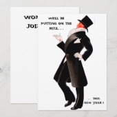 INSCHRIJVING OP HET NIEUWE JAARVERZOEK VAN RITZ KAART (Voorkant / Achterkant)