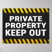 Inschrijving particulier onroerend goed poster (Voorkant)