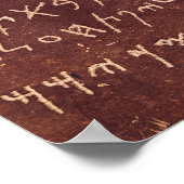 Inscriptie van de sarcofaag van poster (Hoek)