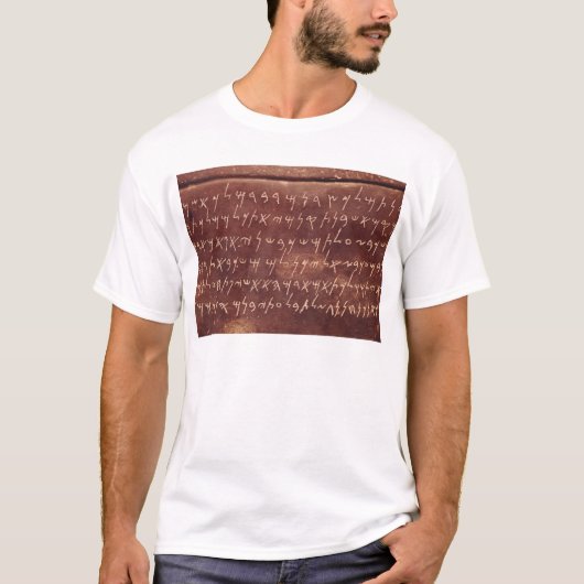 Inscriptie van de sarcofaag van t-shirt (Voorkant)