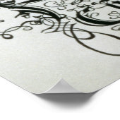 Inscripties in Gothic script Poster (Hoek)