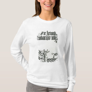 Inscripties in Gothic script T-shirt
