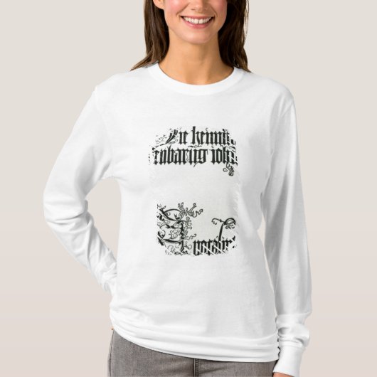 Inscripties in Gothic script T-shirt (Voorkant)