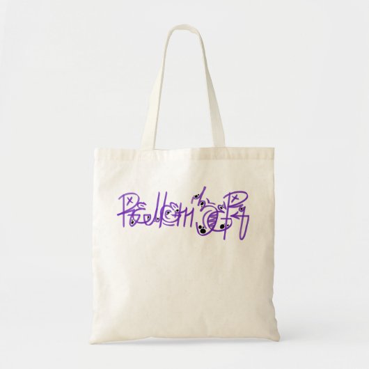 Inscription “onthoud” collectie Cute Bones Tote Bag (Voorkant)