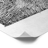 Inscription Rock, bij de Pueblo van Zuni Poster (Hoek)