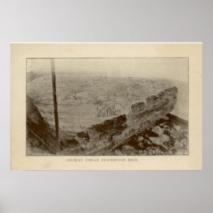 Inscription Rock - Kelleys Island, Poster Ohio