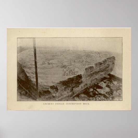 Inscription Rock - Kelleys Island, Poster Ohio (Voorkant)