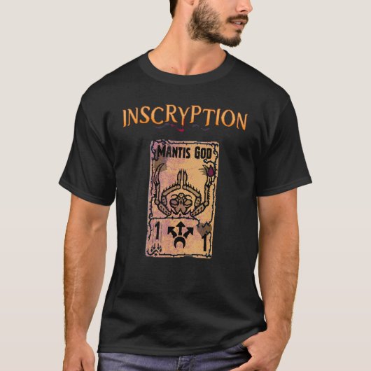 Inscryptie Mantis God Psychologische Horror Card G T-shirt (Voorkant)