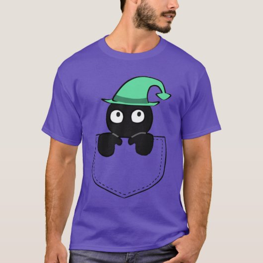 Inscryption Dansende Pocket Wizard Horror Kaartspe T-shirt (Voorkant)