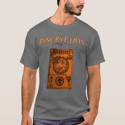 Inscryption Psychological Horror Ouroboros d Game  T-shirt (Voorkant)