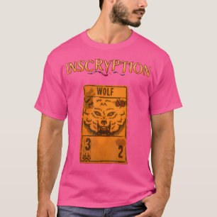Inscryption Psychologische Wolf Kaartspel Hallowee T-shirt