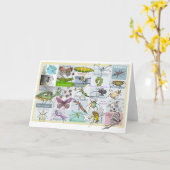 Insect Alphabet Kaart (Gele Bloem)