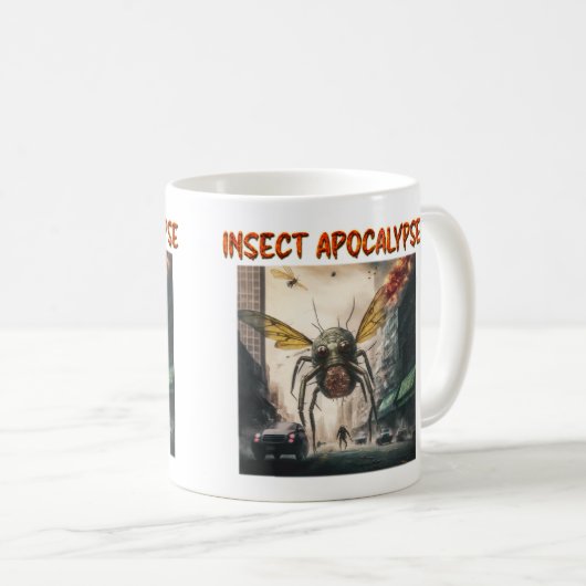 Insect Apocalypse Classic Mok, 11 oz Koffiemok (Voorkant rechts)