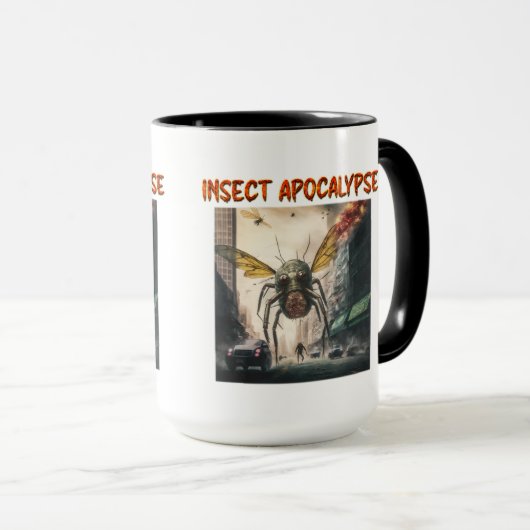 Insect Apocalypse Combo Mok, 15 oz Mok (Voorkant rechts)