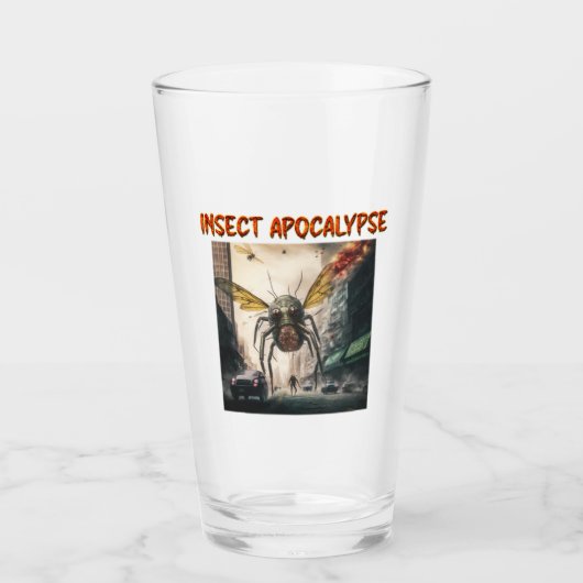 Insect Apocalypse Glass Tumbler (Voorkant)