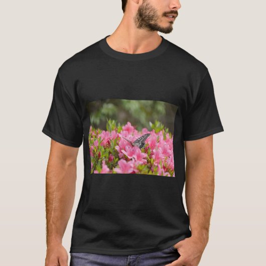 Insect & Beautiful Flowers Natuur T-shirt (Voorkant)