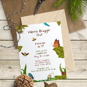Insect Birthday Invitation Kaart