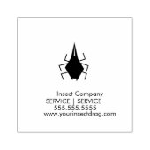 Insect Bug Pest Tick Business Logo Rubberstempel (Afrduk)