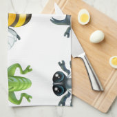 Insect bug-pictogrammen theedoek (Quarter Fold)