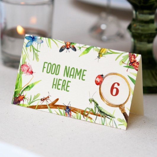 Insect Bugs Verjaardag Plaats Kaart Plaatskaartje