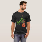 Insect Collect Bug Catching Entomologist Violin T-shirt (Voorkant volledig)