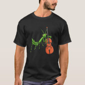 Insect Collect Bug Catching Entomologist Violin T-shirt (Voorkant)
