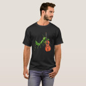 Insect Collect Bug Catching Entomologist Violin T-shirt (Voorkant volledig)