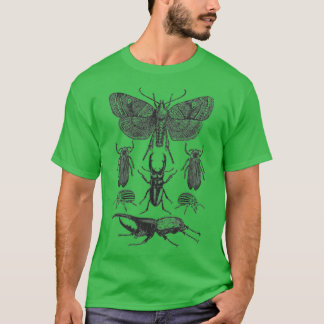 Insect Collectie Shirt Moth Stag Beetle Cicad