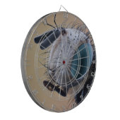 Insect dichtbij de kop dartbord (Voorkant Links)