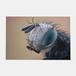Insect dichtbij de kop deurmat