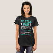 Insect  Entomology Future Entomologist Beetle Dad T-shirt (Voorkant volledig)