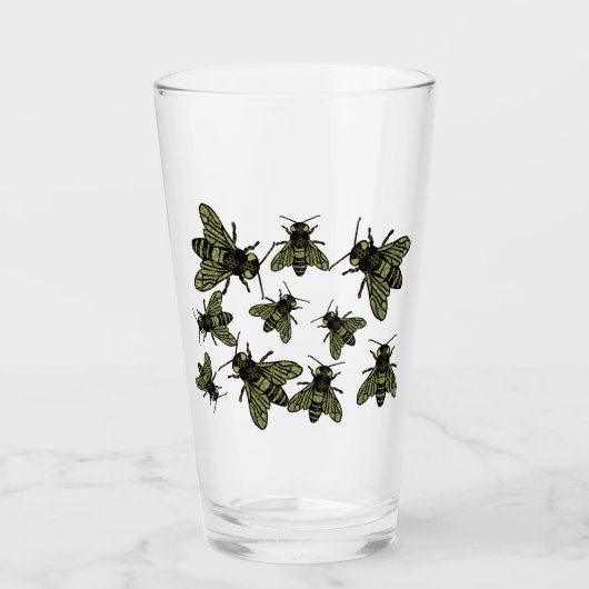 Insect Fest Glass Tumbler (Voorkant)