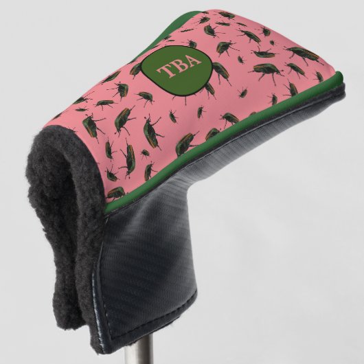 Insect Golf Putter Hoesje Golfheadcover (3/4 voorkant)