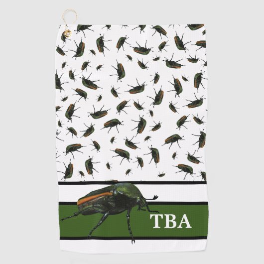 Insect Golf Towel Golfhanddoek (Voorkant)