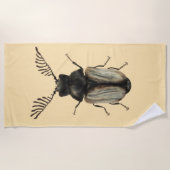 Insect Lover Beetle Art Strandlaken (Voorkant)