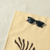 Insect Lover Beetle Art Strandlaken (In situ)