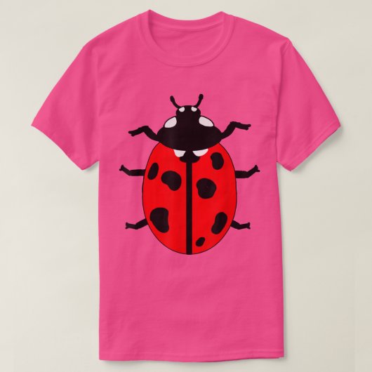 Insect Lover Cool Ladybug T-shirt (Design voorkant)