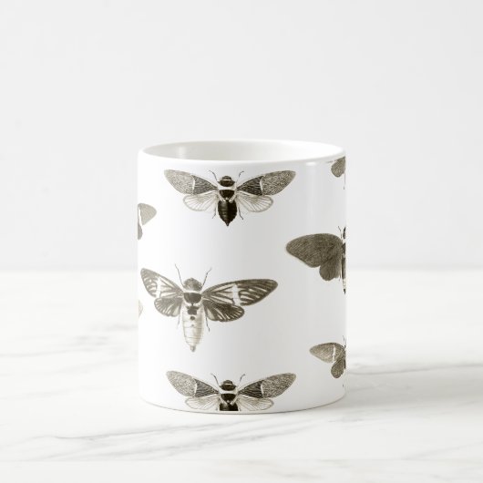 Insect Lover Mok - Cicada Illustratie (Center)