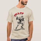INSECT MAN RETRO ONTWERP! T-SHIRT (Voorkant)
