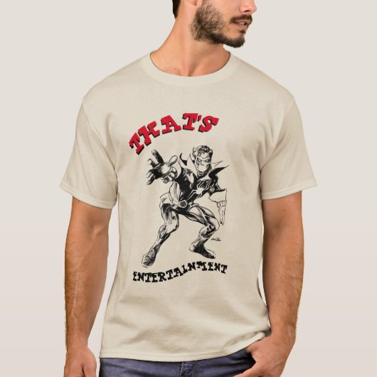 INSECT MAN RETRO ONTWERP! T-SHIRT (Voorkant)