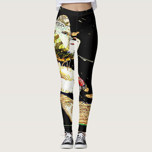 Insect Modellen: Een Butterfly en een Ladybug 01-0 Leggings (Voorkant)