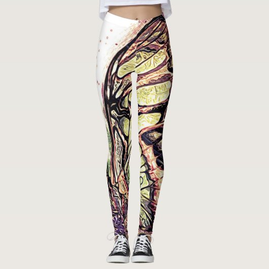 Insect Models: Mooie Butterflies 09-03 Leggings (Voorkant)