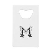 Insect Moth Black Creditkaart Flessenopener (Voorkant)