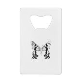 Insect Moth Black Creditkaart Flessenopener (Achterkant)