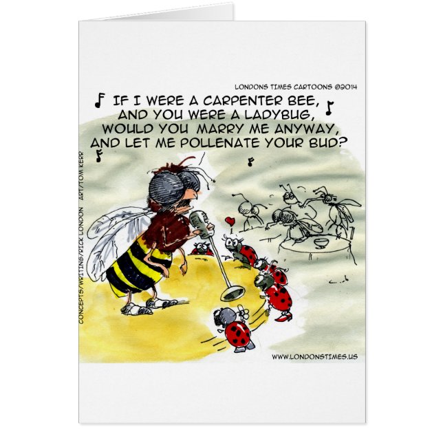 Insect Nachtclub Zangers Grappig (Voorkant)