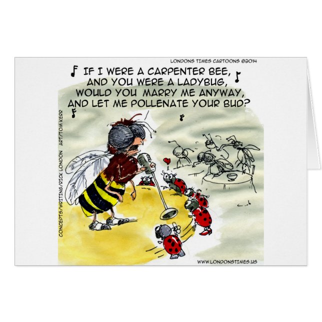 Insect Nachtclub Zangers Grappig (Voorkant Horizontaal)