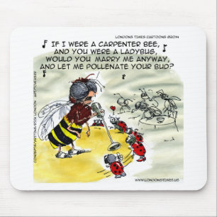 Insect Nachtclub Zangers Grappig Muismat