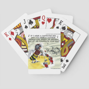 Insect Nachtclub Zangers Grappig Pokerkaarten