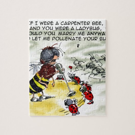 Insect Nightclub Singers Funny Legpuzzel (Verticaal)